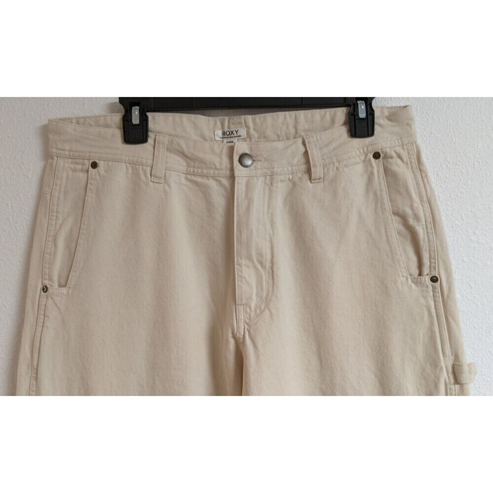 Women's ROXY Off White Lefty Cargo Pants Size XL WORN ONCE! - Picture 7 of 16